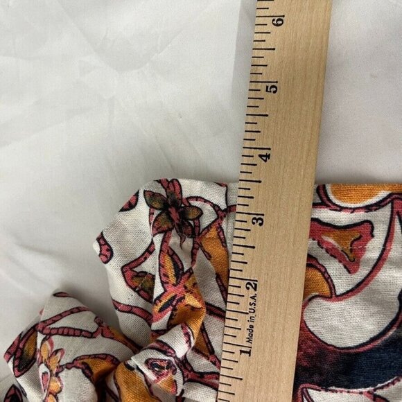 House Of Harlow 1960 Linen Blend Floral Print Sleeveless Romper Size 6 Women - Picture 11 of 12